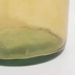 Mica Decorations Vases Vase Bouteille En Verre Recyclé Ocre H50 -Vases Soldes vase bouteille en verre recycle ocre h50 3