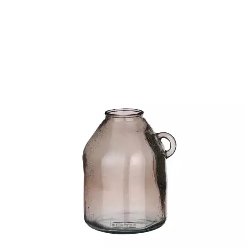 Mica Decorations Vases Vase Bouteille En Verre Recyclé Taupe H25.5 3 Mica Decorations Vases Vase Bouteille En Verre Recyclé Taupe H25.5