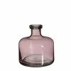 Mica Decorations Vases Vase Bouteille En Verre Rose H21.5 -Vases Soldes vase bouteille en verre rose h21 5