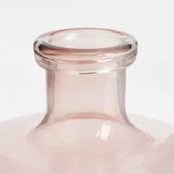 Mica Decorations Vases Vase Bouteille En Verre Rose H21.5 -Vases Soldes vase bouteille en verre rose h21 5 3