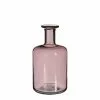 Mica Decorations Vases Vase Bouteille En Verre Rose H30 -Vases Soldes vase bouteille en verre rose h30