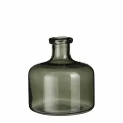Mica Decorations Vases Vase Bouteille En Verre Marron H21.5 -Vases Soldes vase bouteille en verre vert h21 5