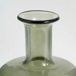 Mica Decorations Vases Vase Bouteille En Verre Vert H30 -Vases Soldes vase bouteille en verre vert h30 3