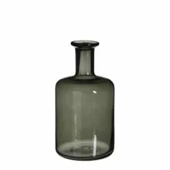 Mica Decorations Vases Vase Bouteille En Verre Vert H30 -Vases Soldes vase bouteille en verre vert h30 5