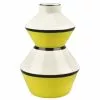 Wadiga Vases Vase Céramique Design Safran - 14x14x22cm -Vases Soldes vase ceramique design safran 14x14x22cm