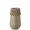 LANADECO Vases Vase Céramique Gris H27,8cm -Vases Soldes vase ceramique gris h27 8cm 1