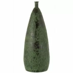 LANADECO Vases Vase Céramique Vert Large H70cm
