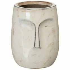 Ixia Vases Vase Crème En Forme De Visage H18cm
