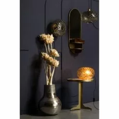 Bepurehome Vases Vase Déco En Métal Vase á Fleurs Argent 46x36x36 -Vases Soldes vase deco en metal vase a fleurs argent 46x36x36 2