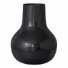 Bepurehome Vases Vase Déco En Métal Vase á Fleurs Noir 46x36x36