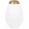 Beliani Vases Vase Décoratif En Céramique Blanc H32 -Vases Soldes vase decoratif en ceramique blanc h32