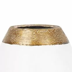 Beliani Vases Vase Décoratif En Céramique Blanc H32 -Vases Soldes vase decoratif en ceramique blanc h32 2