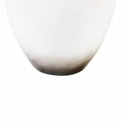 Beliani Vases Vase Décoratif En Terre Cuite Blanc H36 -Vases Soldes vase decoratif en terre cuite blanc h36 3