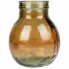 Wadiga Vases Vase Décoratif En Verre Recyclé Marron - 20x20x24cm -Vases Soldes vase decoratif en verre recycle marron 20x20x24cm