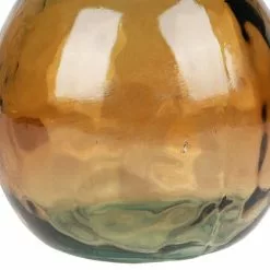 Wadiga Vases Vase Décoratif En Verre Recyclé Marron - 20x20x24cm -Vases Soldes vase decoratif en verre recycle marron 20x20x24cm 2
