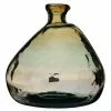 Wadiga Vases Vase Décoratif En Verre Recyclé Marron - 33x33x33cm -Vases Soldes vase decoratif en verre recycle marron 33x33x33cm 1