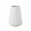 Wadiga Vases Vase Design En Céramique Blanc 15x15x20,3cm -Vases Soldes vase design en ceramique blanc 15x15x20 3cm