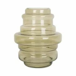 Present Time Vases Vase Distinct Verre Vert -Vases Soldes vase distinct verre vert 4