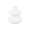 Present Time Vases Vase Double Cercle Petit Modèle Mat Blanc -Vases Soldes vase double cercle petit modele mat blanc