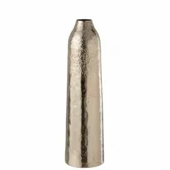 LANADECO Vases Vase Droit Irrégulier Alu Argent H61cm
