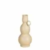Mica Decorations Vases Vase En Aluminium Beige H24 -Vases Soldes vase en aluminium beige h24 2