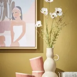 Mica Decorations Vases Vase En Aluminium Beige H24 -Vases Soldes vase en aluminium beige h24 3