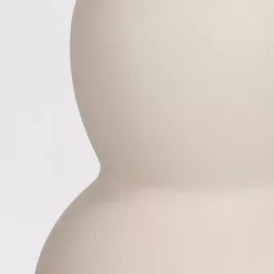 Mica Decorations Vases Vase En Aluminium Blanc Cassé H24 -Vases Soldes vase en aluminium blanc casse h24 3