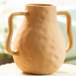 Becquet Vases Vase En Céramique Beige -Vases Soldes vase en ceramique beige 5