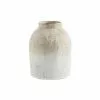Madam Stoltz Vases Vase En Céramique Beige Et Blanc H19 -Vases Soldes vase en ceramique beige et blanc h19