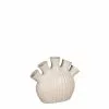 Mica Decorations Vases Vase En Céramique Couleur Crème H21 -Vases Soldes vase en ceramique couleur creme h21