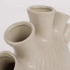 Mica Decorations Vases Vase En Céramique Couleur Crème H21 -Vases Soldes vase en ceramique couleur creme h21 2