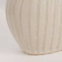 Mica Decorations Vases Vase En Céramique Couleur Crème H21 -Vases Soldes vase en ceramique couleur creme h21 3