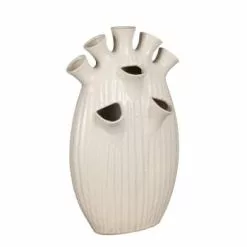Mica Decorations Vases Vase En Céramique Couleur Noir H42 -Vases Soldes vase en ceramique couleur creme h42