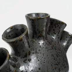 Mica Decorations Vases Vase En Céramique Couleur Noir H21 -Vases Soldes vase en ceramique couleur noir h21 3