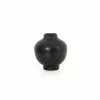 Ames Vases Vase En Céramique Noire 23x28x23cm -Vases Soldes vase en ceramique noire 23x28x23cm