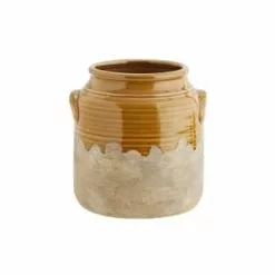 Madam Stoltz Vases Vase En Céramique Orange H20