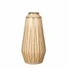 Mica Decorations Vases Vase En Céramique Orange Rayé H30 -Vases Soldes vase en ceramique orange raye h30 2