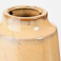 Mica Decorations Vases Vase En Céramique Orange Rayé H30 -Vases Soldes vase en ceramique orange raye h30 3