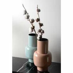 Zago Vases Vase En Fer émaillé Bleu Ciel -Vases Soldes vase en fer emaille bleu ciel 3