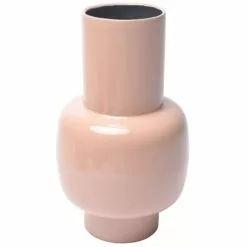 Zago Vases Vase En Fer émaillé Rose