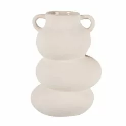 Maisons Du Monde Vases Vase En Grès Beige H22