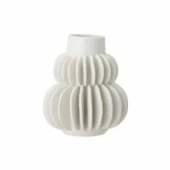 Bloomingville Vases Vase En Grès Blanc H14