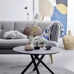 Bloomingville Vases Vase En Grès Blanc H20.5 -Vases Soldes vase en gres blanc h20 5 1