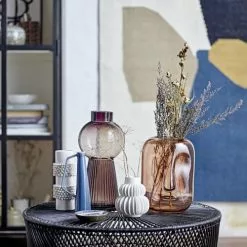 Bloomingville Vases Vase En Grès Blanc H20.5 -Vases Soldes vase en gres blanc h20 5 2