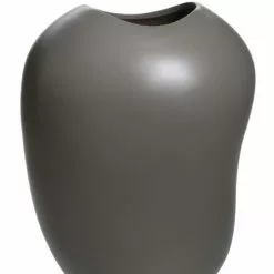 Sibo Homeconcept Vases Vase En Grès De Table Marron 31 Cm