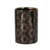 Maisons Du Monde Vases Vase En Grès Doré Et Noir H16 -Vases Soldes vase en gres dore et noir h16 1000 6 27 228520 1