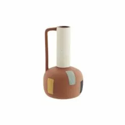 Madam Stoltz Vases Vase En Grès Multicolore 20.5