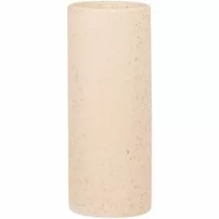 Maisons Du Monde Vases Vase En Grès Rose Et Doré H20