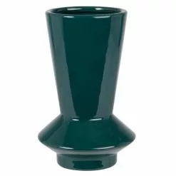 Maisons Du Monde Vases Vase En Grès Vert H19 - Lot De 2