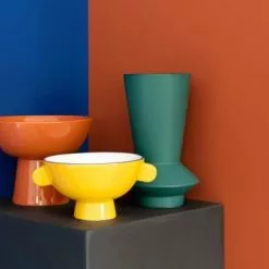 Maisons Du Monde Vases Vase En Grès Vert H19 - Lot De 2 -Vases Soldes vase en gres vert h19 1000 3 27 215359 4